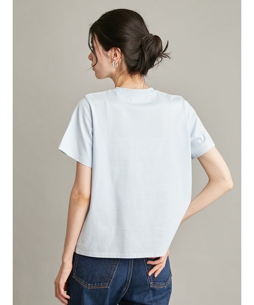 Mila Owen（ミラオーウェン）の「グラフィックＴシャツ（Tシャツ/カットソー・レディース・ホワイト/レッド/ライトブルー・F）」の8枚目の写真