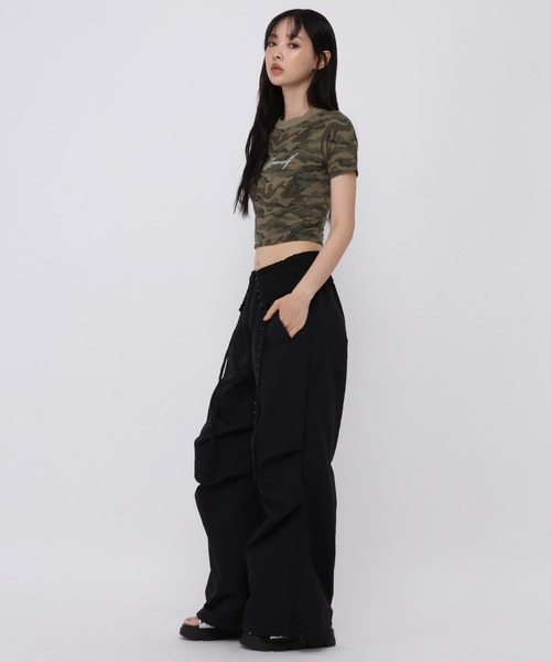3.3 Field Trip (3.3フィールドトリップ)の「3.3 Field Trip/ストーンロゴミニT(Tシャツ/カットソー・レディース・カーキ/ブラック・FREE)」の17枚目の写真