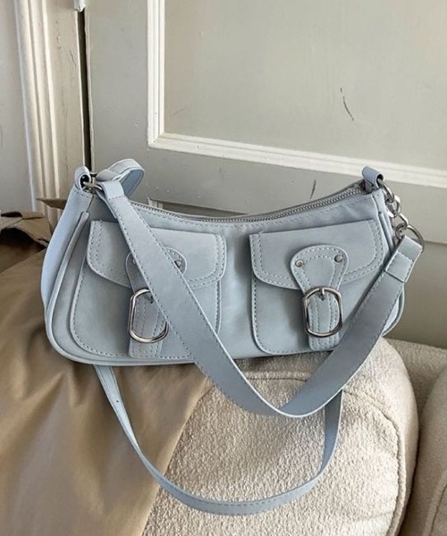 LETee(レティー)の「コンパクトなのに高見え◎洗練デザインのミニショルダーバッグ(ショルダーバッグ・レディース・ブラウン/ホワイト/ブラック/ブルー/ピンク・FREE)」の17枚目の写真