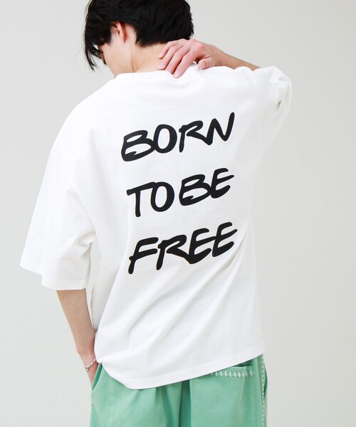 GLOSTER(グロスター)の「【1枚でキマる主役TEE】フォト×メッセージプリントTEE(Tシャツ/カットソー・メンズ・ホワイト系その他3/ホワイト系その他2/ホワイト系その他4/ホワイト系その他・L/M)」の8枚目の写真