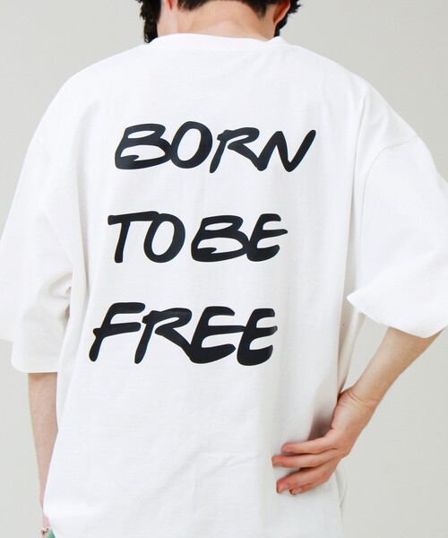 GLOSTER(グロスター)の「【1枚でキマる主役TEE】フォト×メッセージプリントTEE(Tシャツ/カットソー・メンズ・ホワイト系その他3/ホワイト系その他2/ホワイト系その他4/ホワイト系その他・L/M)」の9枚目の写真