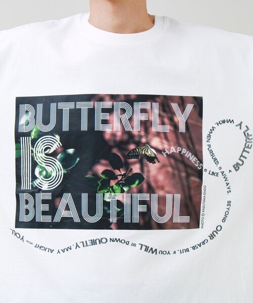GLOSTER(グロスター)の「【1枚でキマる主役TEE】フォト×メッセージプリントTEE(Tシャツ/カットソー・メンズ・ホワイト系その他3/ホワイト系その他2/ホワイト系その他4/ホワイト系その他・L/M)」の10枚目の写真