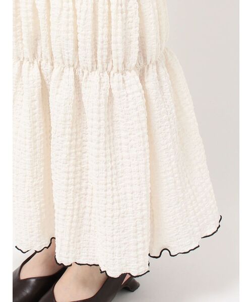 LAGUNAMOON(ラグナムーン)の「シャーリングカット3WAYワンピース 【夏服】(ワンピース・レディース・ブラック/アイボリー・MEDIUM/SMALL)」の13枚目の写真