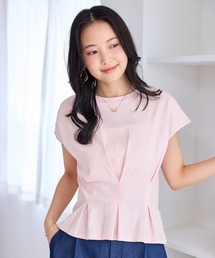 ウエストタックデザインTシャツ