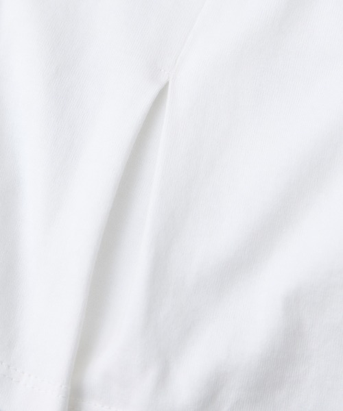 VIS（ビス）の「ウエストタックデザインTシャツ（Tシャツ/カットソー・レディース・ピンク/ホワイト/ブラック/ダークブラウン・FREE）」の6枚目の写真