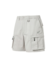 H-Tech 3Layer Cargo Knee-Length Shorts Light Gray