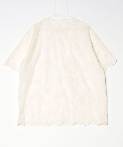 gossip!ロサンゼルス(ゴシップロサンゼルス)の「Y2K 総レース透け感 フラワー刺繍 トップス(Tシャツ/カットソー・レディース・ベージュ・M)」の2枚目の写真