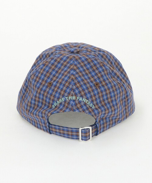 6(ロク)の「【別注】<Share the Fantasy for 6>CHECK LONG BRIM CAP/キャップ(キャップ・レディース・ロイヤルブルー・FREE)」の4枚目の写真
