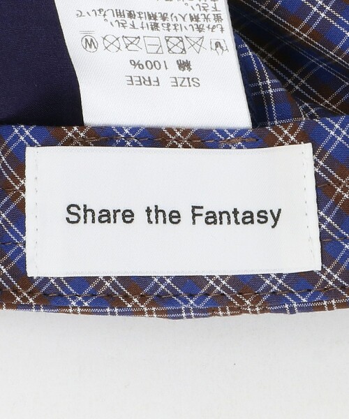 6(ロク)の「【別注】<Share the Fantasy for 6>CHECK LONG BRIM CAP/キャップ(キャップ・レディース・ロイヤルブルー・FREE)」の10枚目の写真