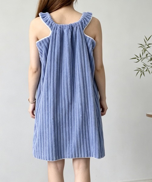Miniministore(ミニミニストア)の「ワンピース+タオル+キャップ 3点セット(タオル・レディース・ピンク/ライトグレー/アイボリー/ブルー・FREE)」の13枚目の写真