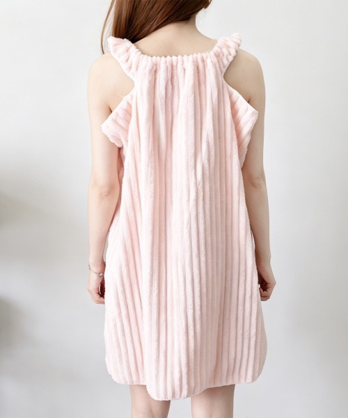 Miniministore(ミニミニストア)の「ワンピース+タオル+キャップ 3点セット(タオル・レディース・ピンク/ライトグレー/アイボリー/ブルー・FREE)」の20枚目の写真