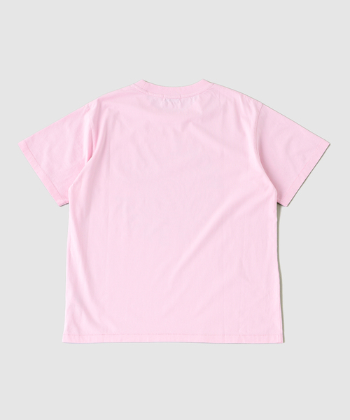 WOKE EDGE(ウォークエッジ)の「WOKE EDGE / ウォークエッジ CIRCLE LOGO TEE(Tシャツ/カットソー・メンズ・ピンク/ホワイト・MEDIUM/SMALL/LARGE)」の8枚目の写真