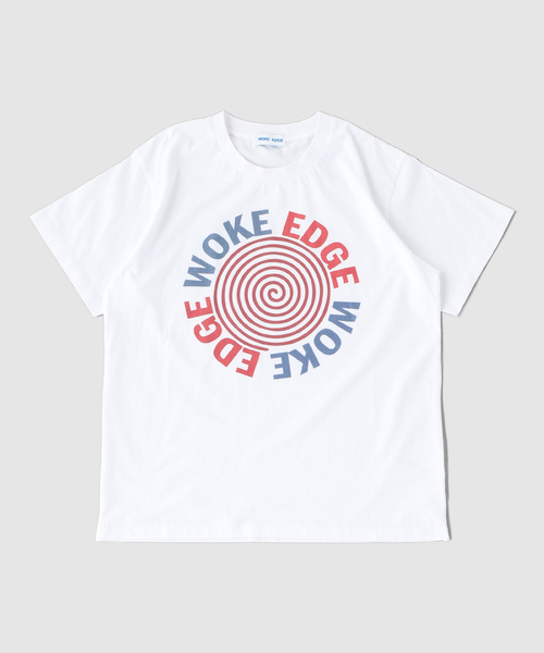 WOKE EDGE(ウォークエッジ)の「WOKE EDGE / ウォークエッジ CIRCLE LOGO TEE(Tシャツ/カットソー・メンズ・ピンク/ホワイト・MEDIUM/SMALL/LARGE)」の9枚目の写真