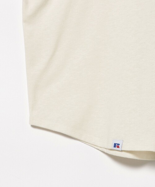 BEAMS HEART(ビームスハート)の「【EXCLUSIVE】RUSSELL ATHLETIC / ノースリーブ 配色 Tシャツ(Tシャツ/カットソー・レディース・ホワイト系その他5/ライトグレー・FREE)」の12枚目の写真