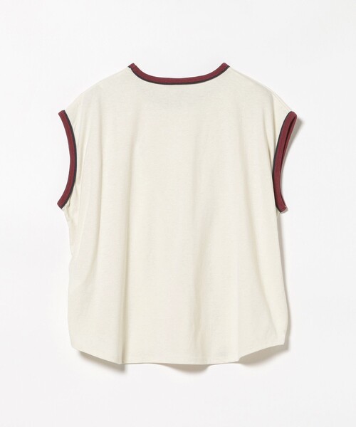BEAMS HEART(ビームスハート)の「【EXCLUSIVE】RUSSELL ATHLETIC / ノースリーブ 配色 Tシャツ(Tシャツ/カットソー・レディース・ホワイト系その他5/ライトグレー・FREE)」の13枚目の写真