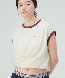 【EXCLUSIVE】RUSSELL ATHLETIC / ノースリーブ 配色 Tシャツ