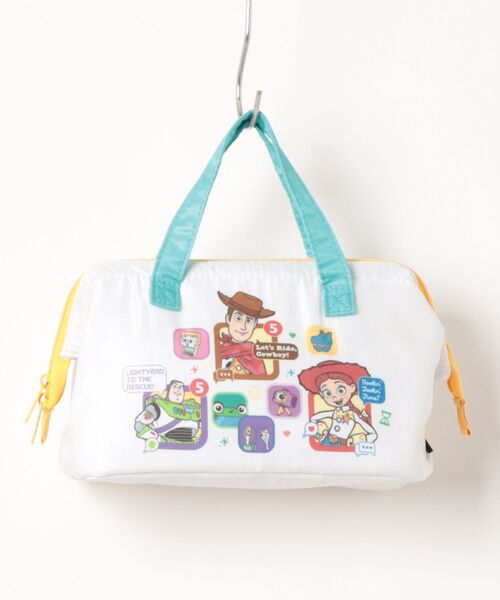 Disney(ディズニー)の「〈DISNEY/ディズニー〉トイストーリー5 がま口型ランチバッグM KGA1(エコバッグ/サブバッグ・レディース・ホワイト・ONE SIZE)」の8枚目の写真