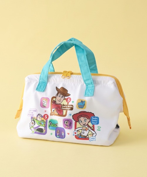 Disney(ディズニー)の「〈DISNEY/ディズニー〉トイストーリー5 がま口型ランチバッグM KGA1(エコバッグ/サブバッグ・レディース・ホワイト・ONE SIZE)」の2枚目の写真