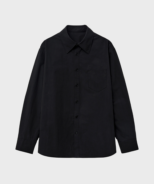 NOIRER(ノイア)の「クラシックコットンレギュラーシャツ(ブラック)(シャツ/ブラウス・メンズ・その他・48/50/52)」の2枚目の写真