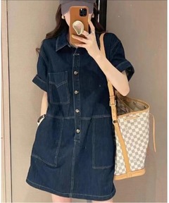 Nerea Denim Dress（ワンピース）｜Her lip to（ハーリップトゥー）の