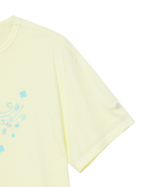 BAUF（バウフ）の「ロールアップメロディオーバーサイズTシャツ[レモン]（Tシャツ/カットソー・レディース・その他・FREE）」の7枚目の写真