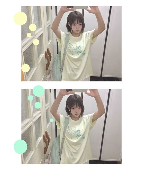 BAUF（バウフ）の「ロールアップメロディオーバーサイズTシャツ[レモン]（Tシャツ/カットソー・レディース・その他・FREE）」の18枚目の写真