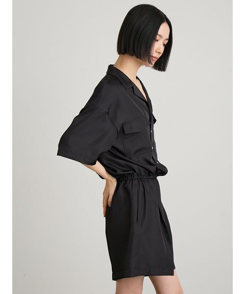 MIESROHE(ミースロエ)の「リラックスオールインワン(つなぎ/オールインワン・レディース・ブラック/イエロー・0/1)」の11枚目の写真