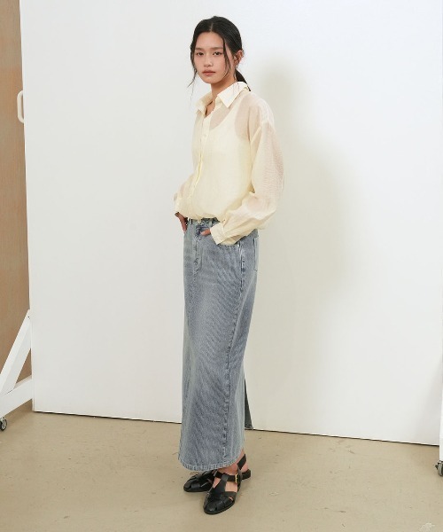 GENERAL IDEA(ジェネラルアイデア)の「【GENERAL IDEA】シアーレイヤードブルゾンシャツ / SHEER LAYERED BLOUSON SHIRT(シャツ/ブラウス・レディース・クリーム/ブラウン/ブラック・S/L/M)」の22枚目の写真