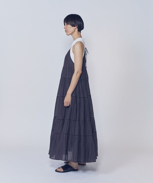 normment(ノーメント)の「【WEB限定】<normment(ノーメント)>ティアードドレス(ワンピース・レディース・ブラウン系その他5/ブラック系その他3・FREE)」の3枚目の写真