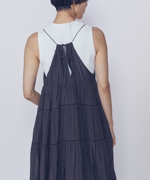 normment(ノーメント)の「【WEB限定】<normment(ノーメント)>ティアードドレス(ワンピース・レディース・ブラウン系その他5/ブラック系その他3・FREE)」の5枚目の写真