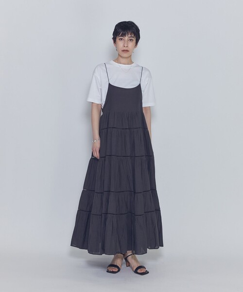 normment(ノーメント)の「【WEB限定】<normment(ノーメント)>ティアードドレス(ワンピース・レディース・ブラウン系その他5/ブラック系その他3・FREE)」の7枚目の写真