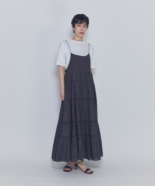normment(ノーメント)の「【WEB限定】<normment(ノーメント)>ティアードドレス(ワンピース・レディース・ブラウン系その他5/ブラック系その他3・FREE)」の8枚目の写真
