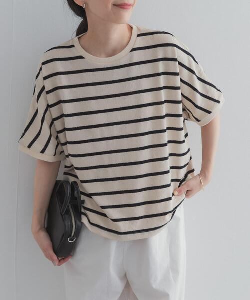 URBAN RESEARCH DOORS(アーバンリサーチドアーズ)の「ブークレボーダープルオーバー(Tシャツ/カットソー・レディース・ホワイト系その他/ブルー系その他/ブルー・FREE)」の7枚目の写真