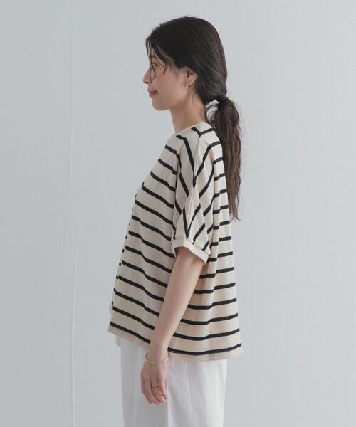 URBAN RESEARCH DOORS(アーバンリサーチドアーズ)の「ブークレボーダープルオーバー(Tシャツ/カットソー・レディース・ホワイト系その他/ブルー系その他/ブルー・FREE)」の12枚目の写真