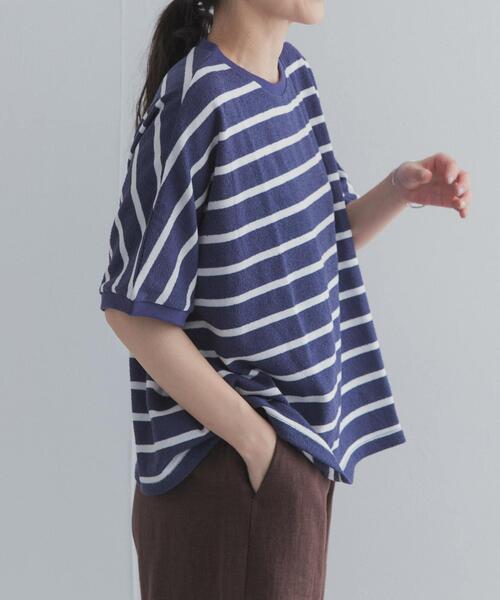 URBAN RESEARCH DOORS(アーバンリサーチドアーズ)の「ブークレボーダープルオーバー(Tシャツ/カットソー・レディース・ホワイト系その他/ブルー系その他/ブルー・FREE)」の16枚目の写真