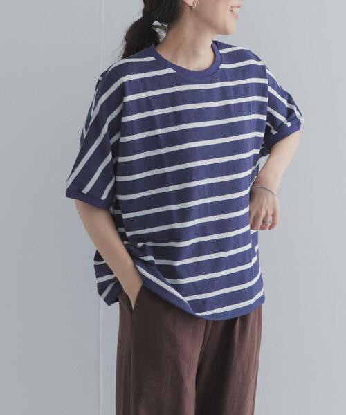 URBAN RESEARCH DOORS(アーバンリサーチドアーズ)の「ブークレボーダープルオーバー(Tシャツ/カットソー・レディース・ホワイト系その他/ブルー系その他/ブルー・FREE)」の17枚目の写真