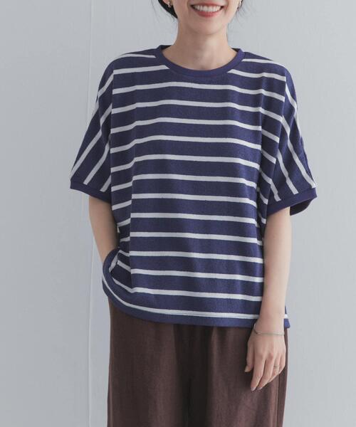 URBAN RESEARCH DOORS(アーバンリサーチドアーズ)の「ブークレボーダープルオーバー(Tシャツ/カットソー・レディース・ホワイト系その他/ブルー系その他/ブルー・FREE)」の18枚目の写真