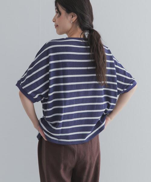 URBAN RESEARCH DOORS(アーバンリサーチドアーズ)の「ブークレボーダープルオーバー(Tシャツ/カットソー・レディース・ホワイト系その他/ブルー系その他/ブルー・FREE)」の21枚目の写真