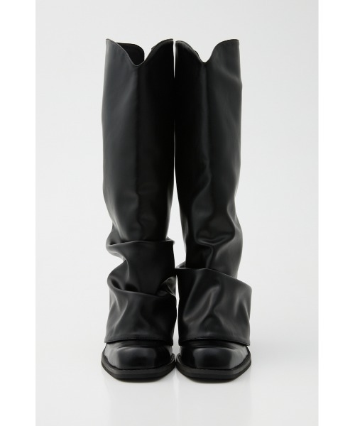 SLY(スライ)の「COVERED WESTERN BOOTS カバードウエスタンブーツ(ブーツ・レディース・ブラック/ホワイト・SMALL/MEDIUM/LARGE)」の12枚目の写真