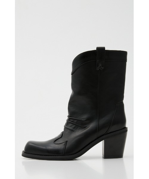 SLY(スライ)の「COVERED WESTERN BOOTS カバードウエスタンブーツ(ブーツ・レディース・ブラック/ホワイト・SMALL/MEDIUM/LARGE)」の13枚目の写真