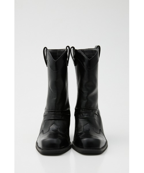 SLY(スライ)の「COVERED WESTERN BOOTS カバードウエスタンブーツ(ブーツ・レディース・ブラック/ホワイト・SMALL/MEDIUM/LARGE)」の16枚目の写真