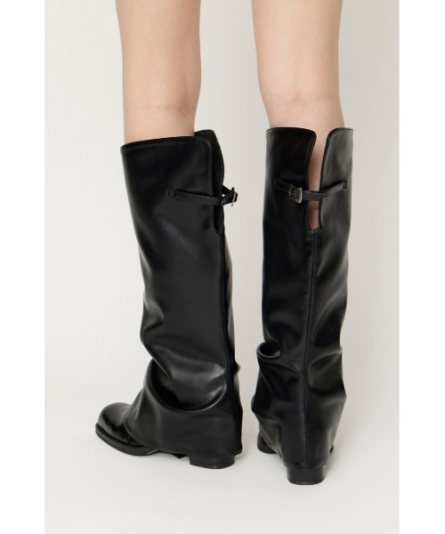 SLY(スライ)の「COVERED WESTERN BOOTS カバードウエスタンブーツ(ブーツ・レディース・ブラック/ホワイト・SMALL/MEDIUM/LARGE)」の20枚目の写真