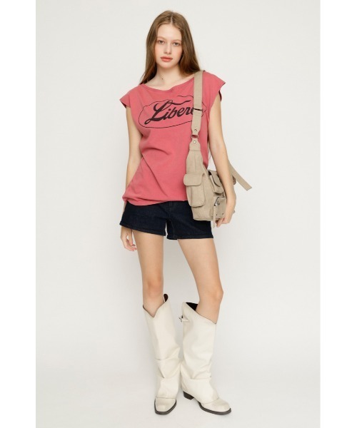 SLY(スライ)の「COVERED WESTERN BOOTS カバードウエスタンブーツ(ブーツ・レディース・ブラック/ホワイト・SMALL/MEDIUM/LARGE)」の6枚目の写真