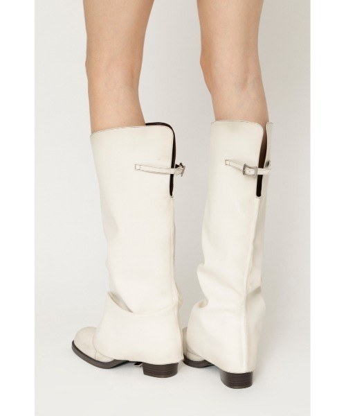 SLY(スライ)の「COVERED WESTERN BOOTS カバードウエスタンブーツ(ブーツ・レディース・ブラック/ホワイト・SMALL/MEDIUM/LARGE)」の9枚目の写真