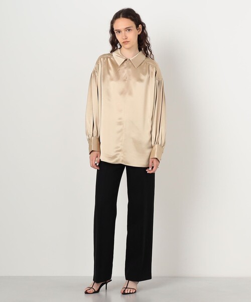 BY MALENE BIRGER(バイマレーネビルガー)の「BY MALENE BIRGER LEONORA SATIN ブラウス(シャツ/ブラウス・レディース・ライトベージュ・34)」の11枚目の写真
