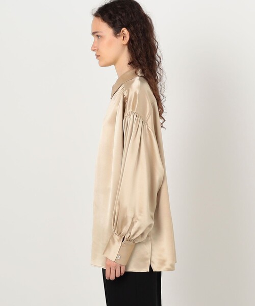 BY MALENE BIRGER(バイマレーネビルガー)の「BY MALENE BIRGER LEONORA SATIN ブラウス(シャツ/ブラウス・レディース・ライトベージュ・34)」の5枚目の写真