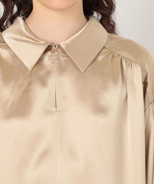 BY MALENE BIRGER(バイマレーネビルガー)の「BY MALENE BIRGER LEONORA SATIN ブラウス(シャツ/ブラウス・レディース・ライトベージュ・34)」の7枚目の写真