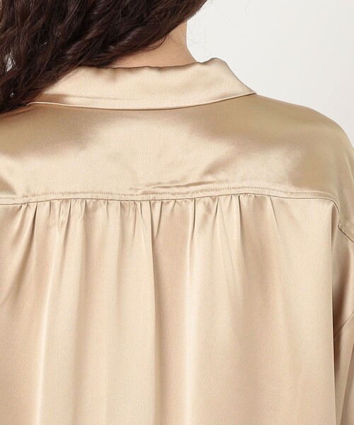 BY MALENE BIRGER(バイマレーネビルガー)の「BY MALENE BIRGER LEONORA SATIN ブラウス(シャツ/ブラウス・レディース・ライトベージュ・34)」の9枚目の写真