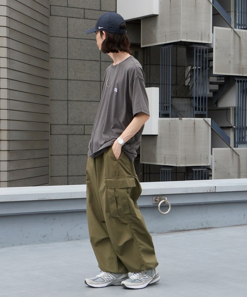 Russell Athletic(ラッセルアスレティック)の「RUSSELL ATHLETIC / ラッセルアスレティック Tri-Blend Jersey Solid T トリブレンド ジャージー ソリッド Tシャツ 半袖 胸元ロゴ ワンポイント 秋 秋服 2026年秋冬(Tシャツ/カットソー・メンズ・チャコールグレー/サックスブルー/ナチュラル・M/L/XL)」の19枚目の写真