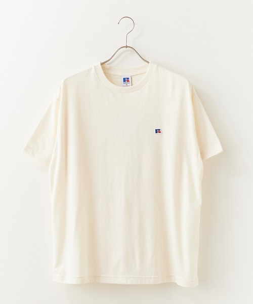 Russell Athletic(ラッセルアスレティック)の「RUSSELL ATHLETIC / ラッセルアスレティック Tri-Blend Jersey Solid T トリブレンド ジャージー ソリッド Tシャツ 半袖 胸元ロゴ ワンポイント 秋 秋服 2026年秋冬(Tシャツ/カットソー・メンズ・チャコールグレー/サックスブルー/ナチュラル・M/L/XL)」の21枚目の写真